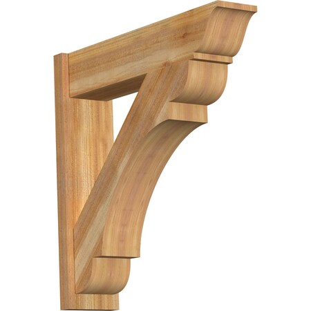 Olympic Traditional Rough Sawn Outlooker, Western Red Cedar, 8W X 34D X 34H